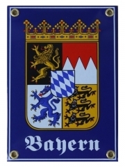 Freistaat Bayern EmailleSchild